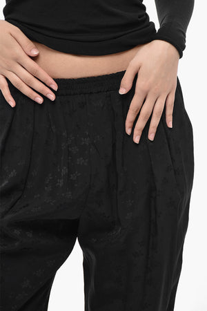 Pantaloni CHRISTINE Con Motivo Floreale Ton sur Ton