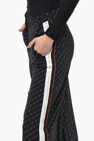Pantaloni in Seta JAYCEE Con Stampa Monogram