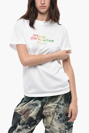 T-shirt WEATHER Con Stampa Arcobaleno