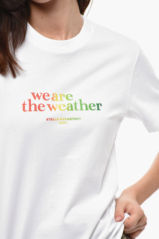 T-shirt WEATHER Con Stampa Arcobaleno