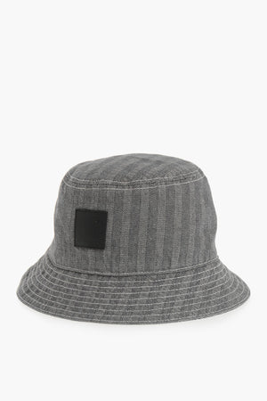Cotton Bucket Hat MENARD With Herringbone Pattern