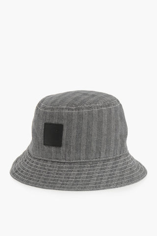 Cappello Bucket MENARD in Cotone Motivo Herringbone