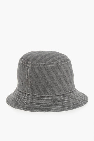 Cappello Bucket MENARD in Cotone Motivo Herringbone
