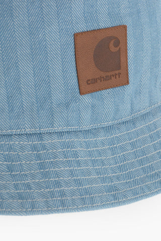 Cotton Bucket Hat MENARD With Herringbone Pattern