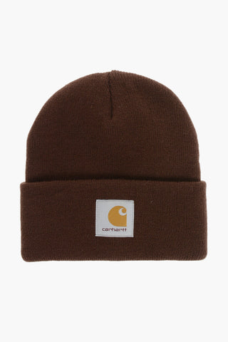 Einfarbige Beanie SHORT WATCH Mit Logopatch
