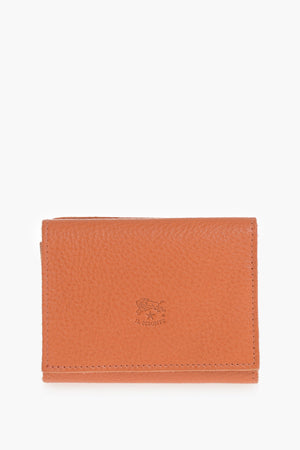 Leather Wallet With Tonal Logo