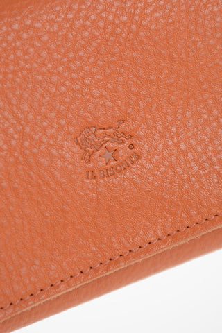 Leather Wallet With Tonal Logo