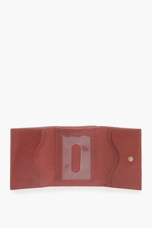 Leather Wallet With Tonal Logo