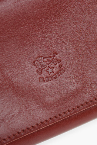 Portafoglio in Pelle con Logo tono su Tono