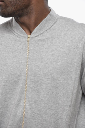 Cotton Zip-Up Sweatshirt