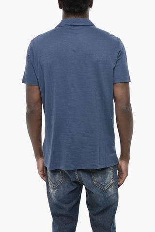 Linen-and-Cotton Polo DENNIS with Pocket
