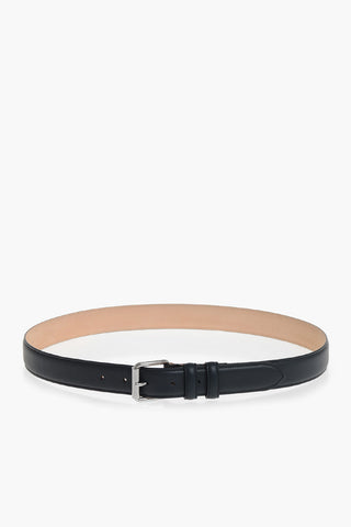 Solid-Color Leather Belt 30mm