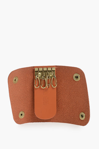 Portachiavi in Pelle con Bottoni Automatici
