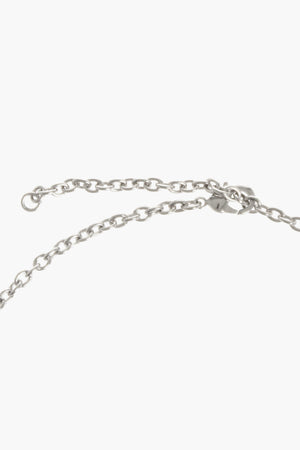 Collana in Metallo Argentato con Pendente Ancora