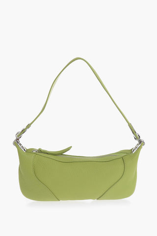 Schultertasche MINI AMIRA aus genarbtem Leder