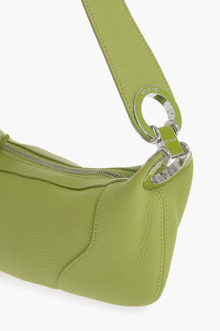 Schultertasche MINI AMIRA aus genarbtem Leder