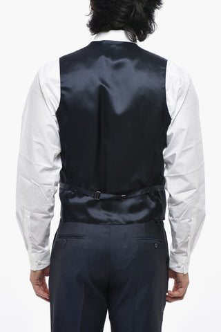 CC COLLECTION 3-Teiliger Anzug Aus Schurwolle Mit Spitzrevers