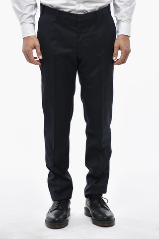 CC COLLECTION Slim Fit Virgin Wool Suit with Classic Lapel