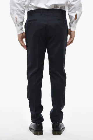 CC COLLECTION Slim Fit Virgin Wool Suit with Classic Lapel