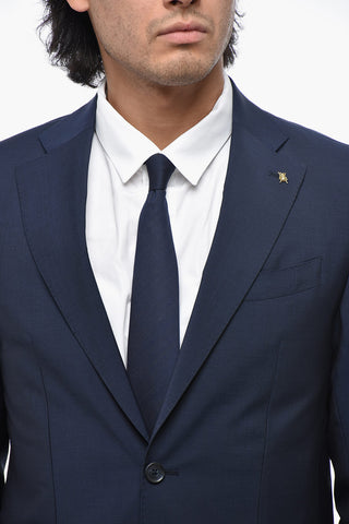 CC COLLECTION Mohair-Blend Slim-Fit Suit