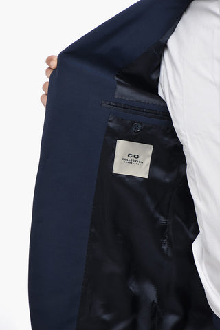 CC COLLECTION Mohair-Blend Slim-Fit Suit