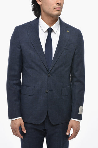 CC COLLECTION Abito a Due Bottini a Quadri District con Revers Classico