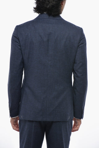 CC COLLECTION Abito a Due Bottini a Quadri District con Revers Classico