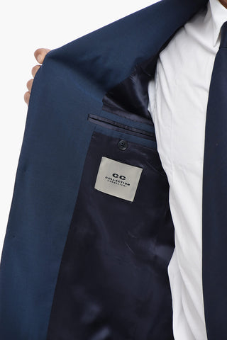 CC COLLECTION Anzug aus Schurwolle mit Klappentaschen