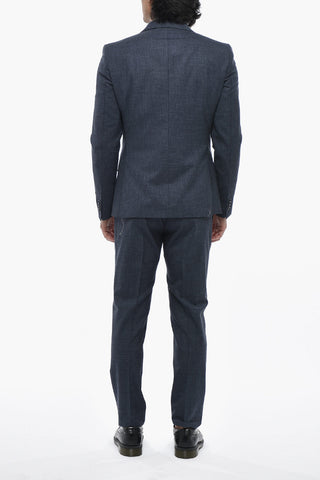CC COLLECTION 3-Piece Virgin Wool-Blend Suit With Flap Pockets