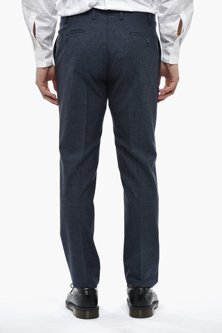 CC COLLECTION 3-Piece Virgin Wool-Blend Suit With Flap Pockets