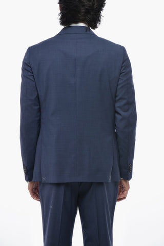 CC COLLECTION Virgin Wool Suit with Flap Pockets