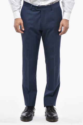 CC COLLECTION Virgin Wool Suit with Flap Pockets