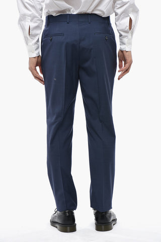 CC COLLECTION Virgin Wool Suit with Flap Pockets
