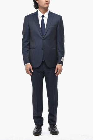CC COLLECTION Anzug aus reiner Schurwolle mit Spitzenrevers