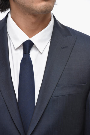 CC COLLECTION Anzug aus reiner Schurwolle mit Spitzenrevers