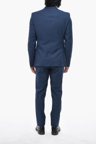 CC COLLECTION Virgin Wool Two-Button Suit With Classic Lapel