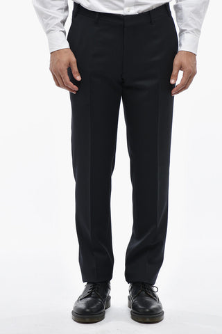 CC COLLECTION 3-Piece Virgin Wool Suit With Classic Notch Lapel
