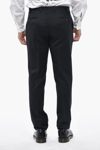 CC COLLECTION 3-Piece Virgin Wool Suit With Classic Notch Lapel