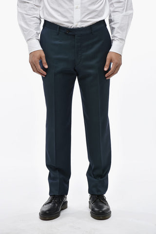 CC COLLECTION 3-Piece Virgin Wool Suit With Welt Pockets