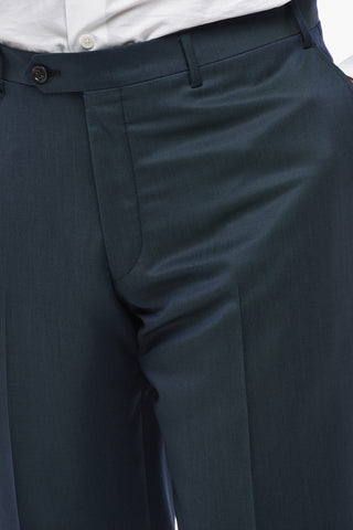 CC COLLECTION 3-Piece Virgin Wool Suit With Welt Pockets