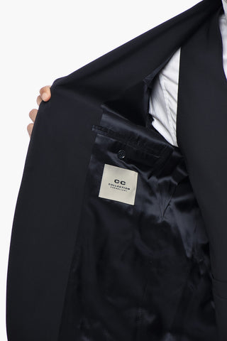 CC COLLECTION Abito 3 Pezzi in Lana Stretch con Tasche ad Aletta