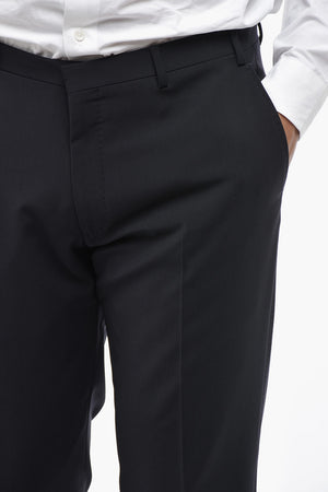 CC COLLECTION 3-Piece Stretch Wool Suit With Flap Pockets