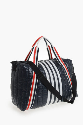 Borsa Tote in Nylon Con Stemma Iconico
