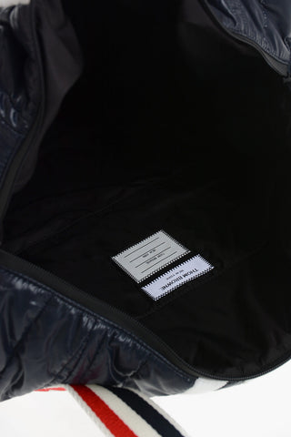Borsa Tote in Nylon Con Stemma Iconico