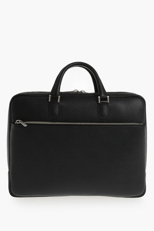 Laptop-Tasche Aus Saffiano-Leder Mit Doppelgriffen