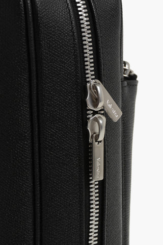 Saffiano Leather Laptop Bag With Double Handles