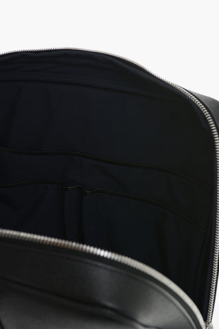 Saffiano Leather Laptop Bag With Double Handles