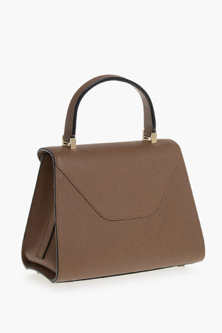 Saffiano Leather Mini Bag With Gold-Effect Details