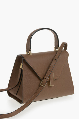 Saffiano Leather Mini Bag With Gold-Effect Details