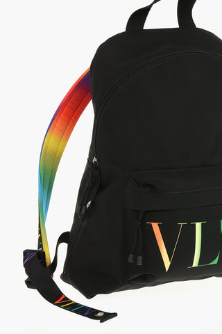 Zaino Con Stampa Logo Arcobaleno